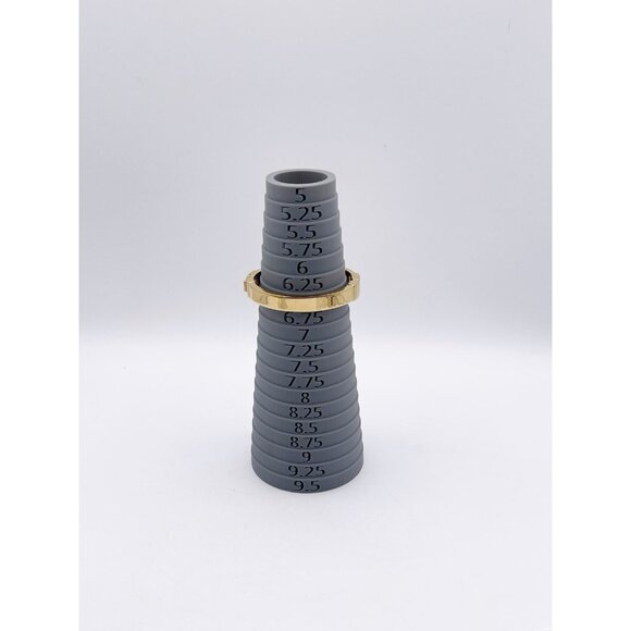 Michael Kors Gold Tone Hinged Bangle Bracelet Polished Logo Clasp MK Designer - Picture 7 of 7